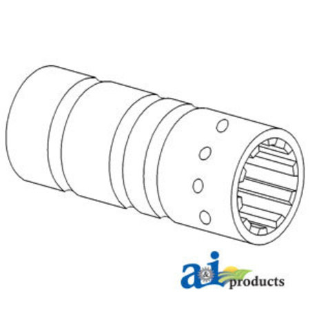 A & I PRODUCTS Coupling, Wheel 6" x3" x3" A-1863384M1